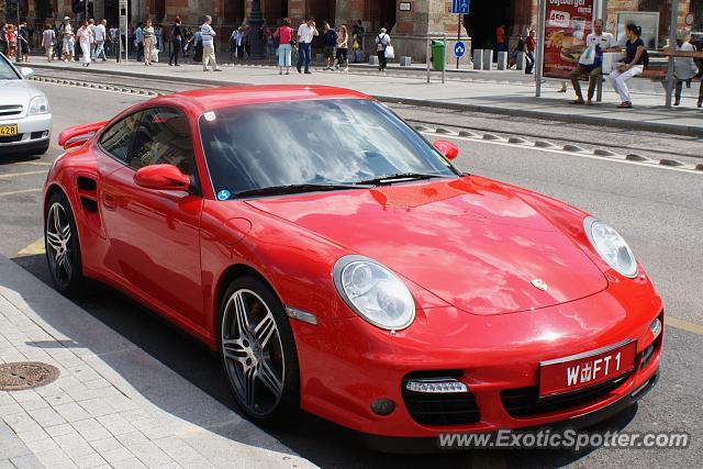 Porsche 911 Turbo spotted in Budapest, Hungary