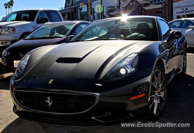 Ferrari California spotted in La Jolla, California