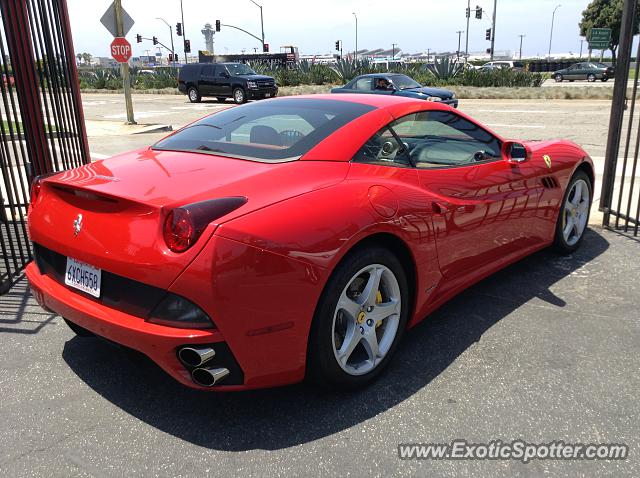 Ferrari California spotted in Los angeles, California