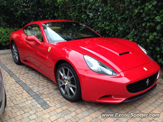 Ferrari California spotted in Umhlanga, South Africa