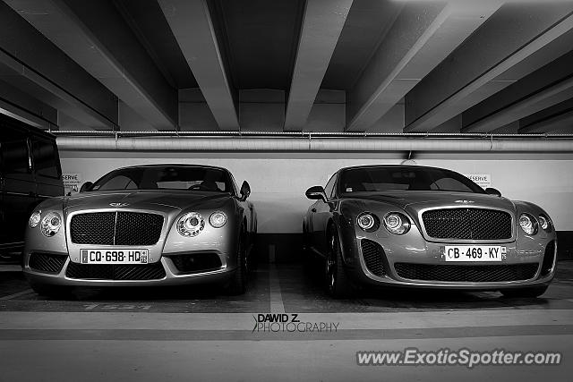 Bentley Continental spotted in Paris, France