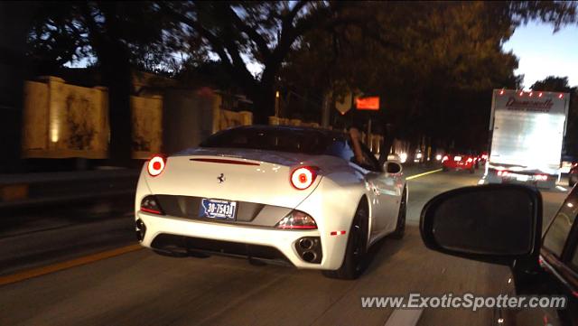 Ferrari California spotted in Miami, Florida