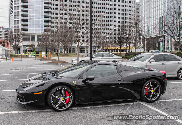 Ferrari 458 Italia spotted in Atlanta, Georgia