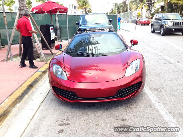 Mclaren MP4-12C spotted in Miami, Florida