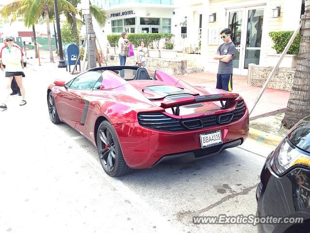 Mclaren MP4-12C spotted in Miami, Florida