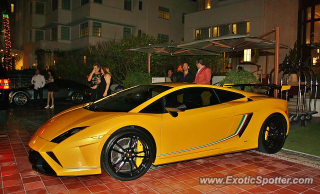 Lamborghini Gallardo spotted in Miami, Florida