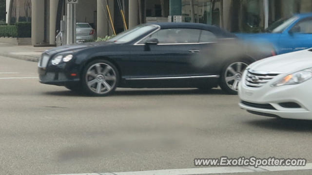 Bentley Continental spotted in Palm Beach, Florida