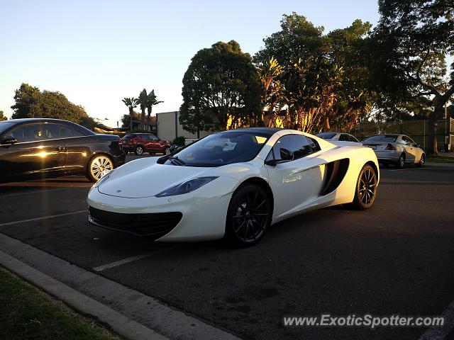 Mclaren MP4-12C spotted in San Diego, California