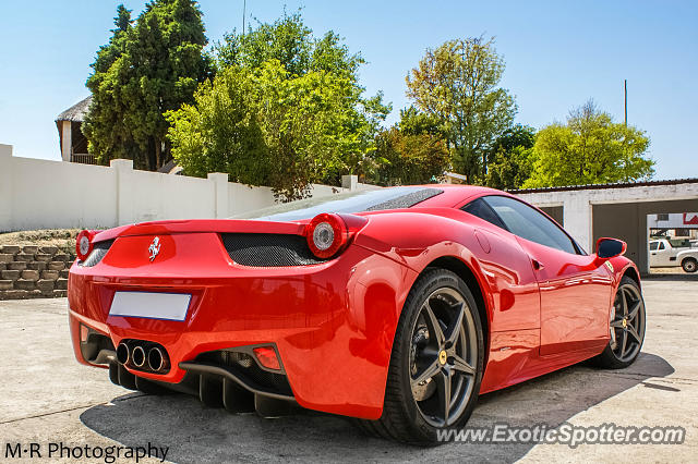 Ferrari 458 Italia spotted in Johannesburg, South Africa