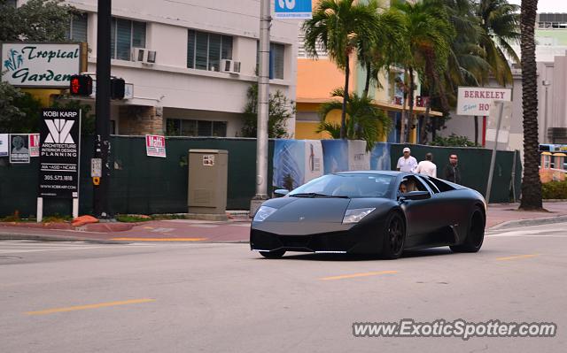 Lamborghini Murcielago spotted in Miami Beach, Florida