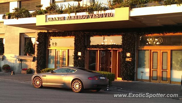 Aston Martin DB9 spotted in Napoli, Italy