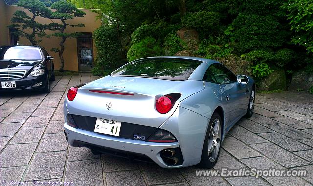 Ferrari California spotted in Hakone, Japan