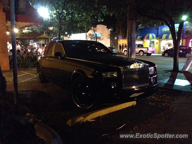 Rolls Royce Phantom spotted in Miami, Florida