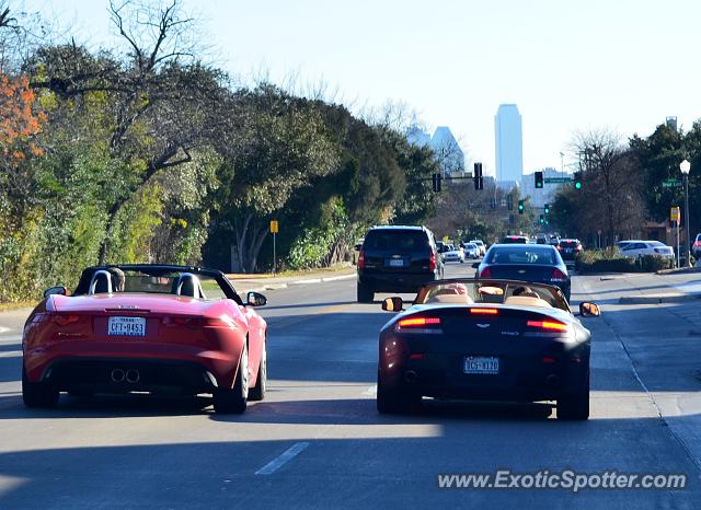 Aston Martin Vantage spotted in Dallas, Texas