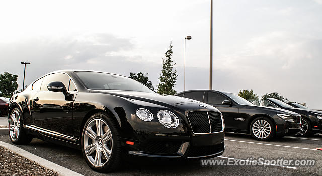 Bentley Continental spotted in Indianapolis, Indiana