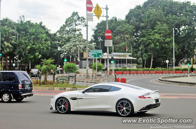 Aston Martin Vanquish spotted in Jakarta, Indonesia