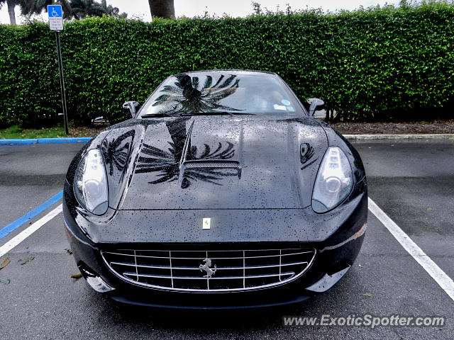 Ferrari California spotted in Palm Beach, Florida