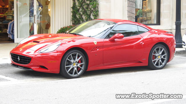 Ferrari California spotted in Palm Beach, Florida