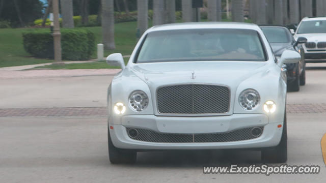 Bentley Mulsanne spotted in Palm Beach, Florida