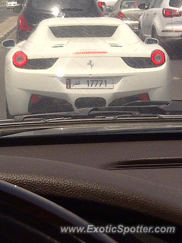 Ferrari 458 Italia spotted in Doha, Qatar