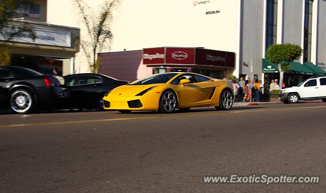 Lamborghini Gallardo spotted in La Jolla, California