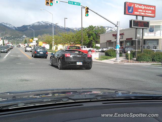 Lamborghini Gallardo spotted in Bountiful, Utah