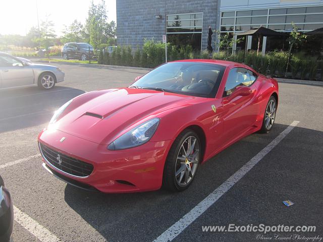 Ferrari California spotted in Boucherville, Canada