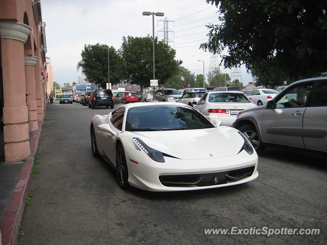 Ferrari 458 Italia spotted in San Gabriel, California