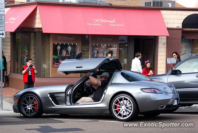 Mercedes SLS AMG spotted in La Jolla, California