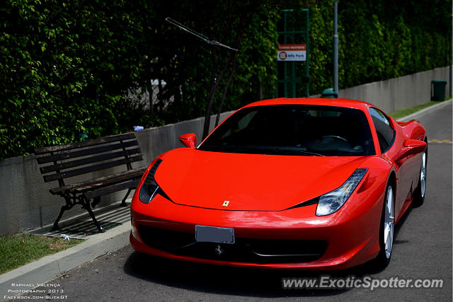 Ferrari 458 Italia spotted in Brasila, Brazil