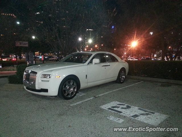 Rolls Royce Ghost spotted in Dallas, Texas