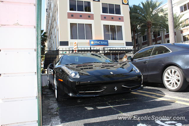 Ferrari 458 Italia spotted in West Palm Beach, Florida