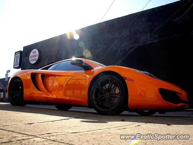 Mclaren MP4-12C spotted in La Jolla, California