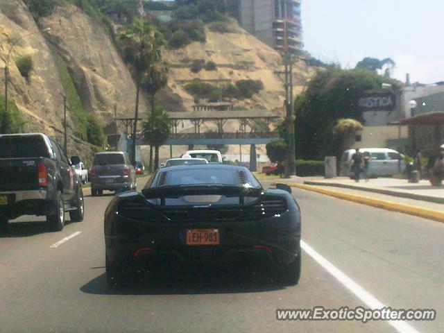 Mclaren MP4-12C spotted in Lima, Peru