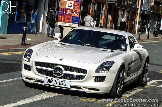 Mercedes SLS AMG spotted in Manchester, United Kingdom