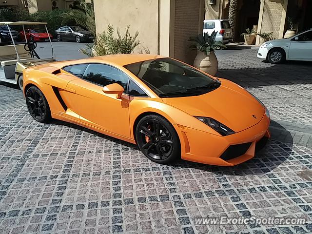 Lamborghini Gallardo spotted in Dubai, United Arab Emirates