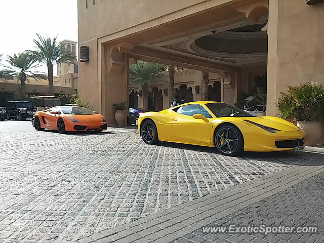 Ferrari 458 Italia spotted in Dubai, United Arab Emirates