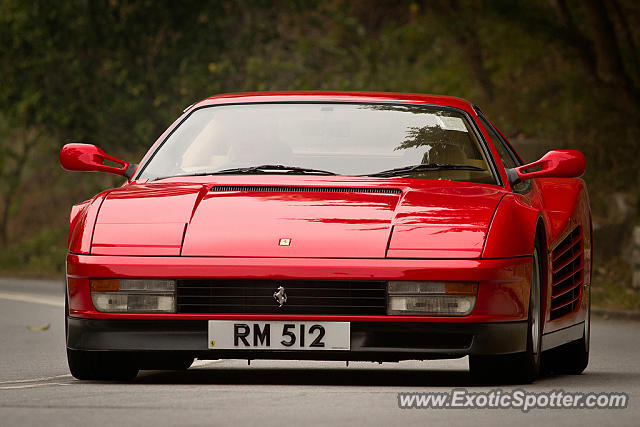 Ferrari Testarossa spotted in Hong Kong, China