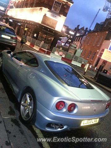 Ferrari 360 Modena spotted in London, United Kingdom