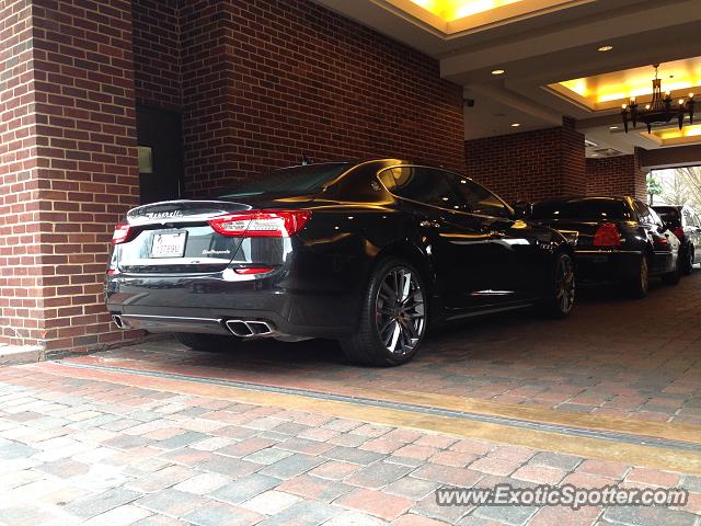 Maserati Quattroporte spotted in George town, Virginia