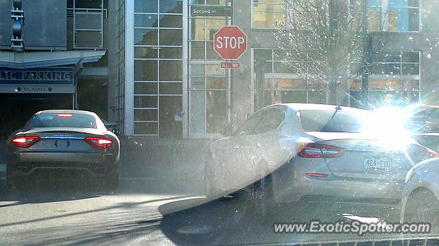 Maserati GranTurismo spotted in Cherry Creek, Colorado