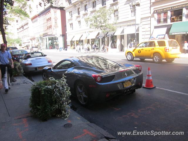 Ferrari 458 Italia spotted in New York City, New York