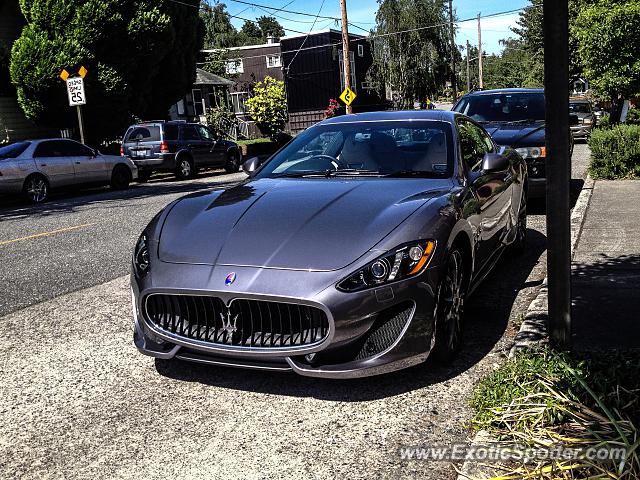 Maserati GranTurismo spotted in Seattle, Washington