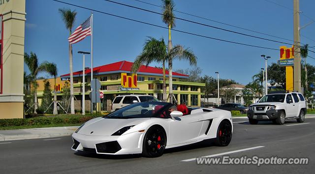 Lamborghini Gallardo spotted in West Palm Beach, Florida