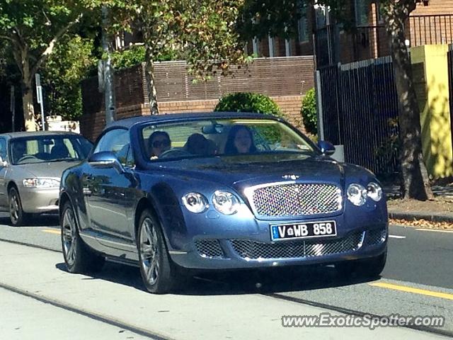 Bentley Continental spotted in Melbourne, Australia