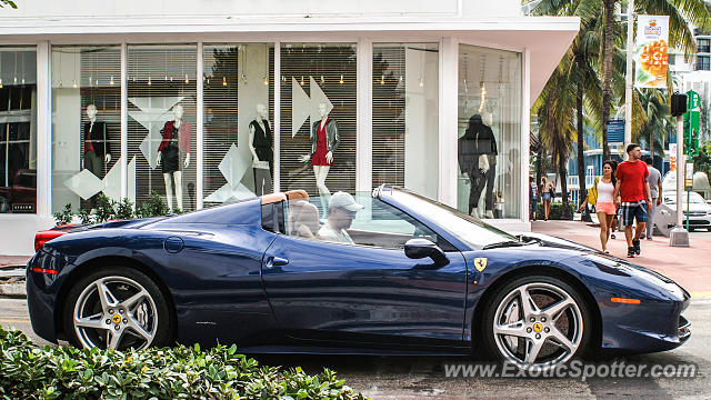 Ferrari 458 Italia spotted in Miami, Florida