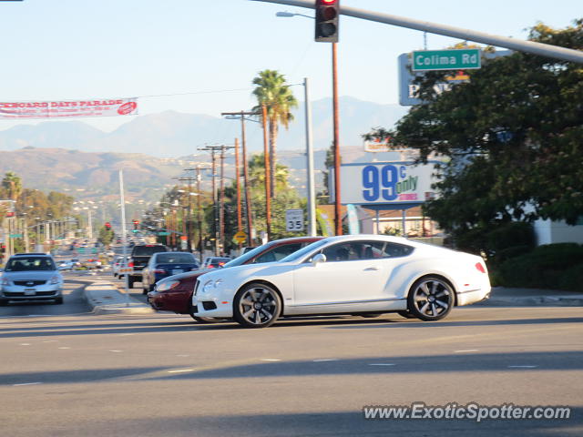 Bentley Continental spotted in Rowland Heights, California