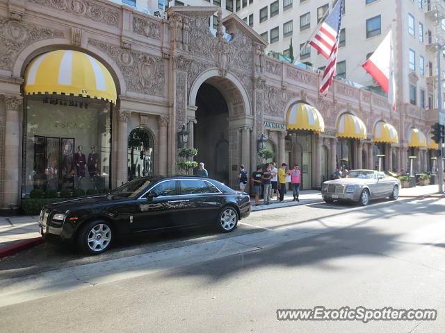 Rolls Royce Ghost spotted in Beverly Hills, California