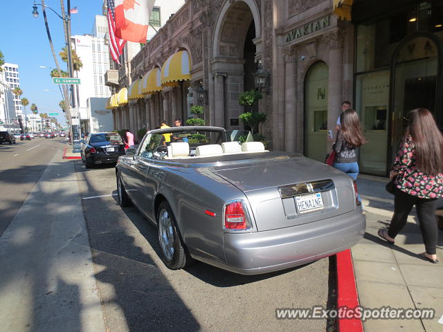 Rolls Royce Phantom spotted in Beverly Hills, California