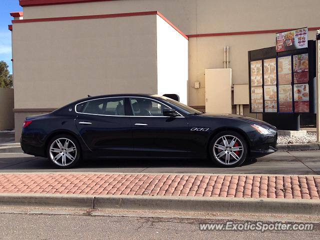 Maserati Quattroporte spotted in Centennial, Colorado